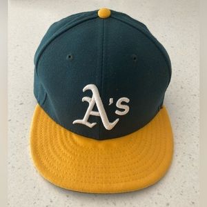 New Era Oakland A’s fitted 7 1/2